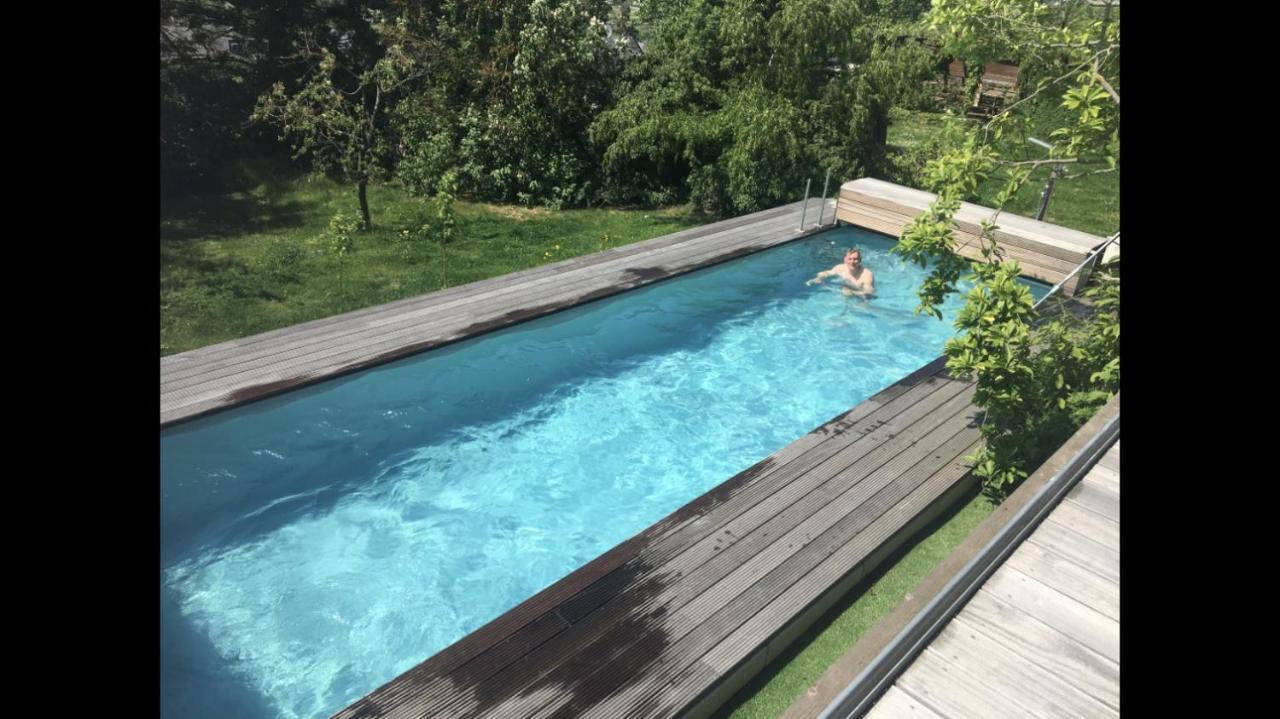 Ferienwohnung Apartment Doppelzimmer In Der Villa Naturpark Rheinblick, Ruhig, Aussicht, Pool Koblenz  Dış mekan fotoğraf